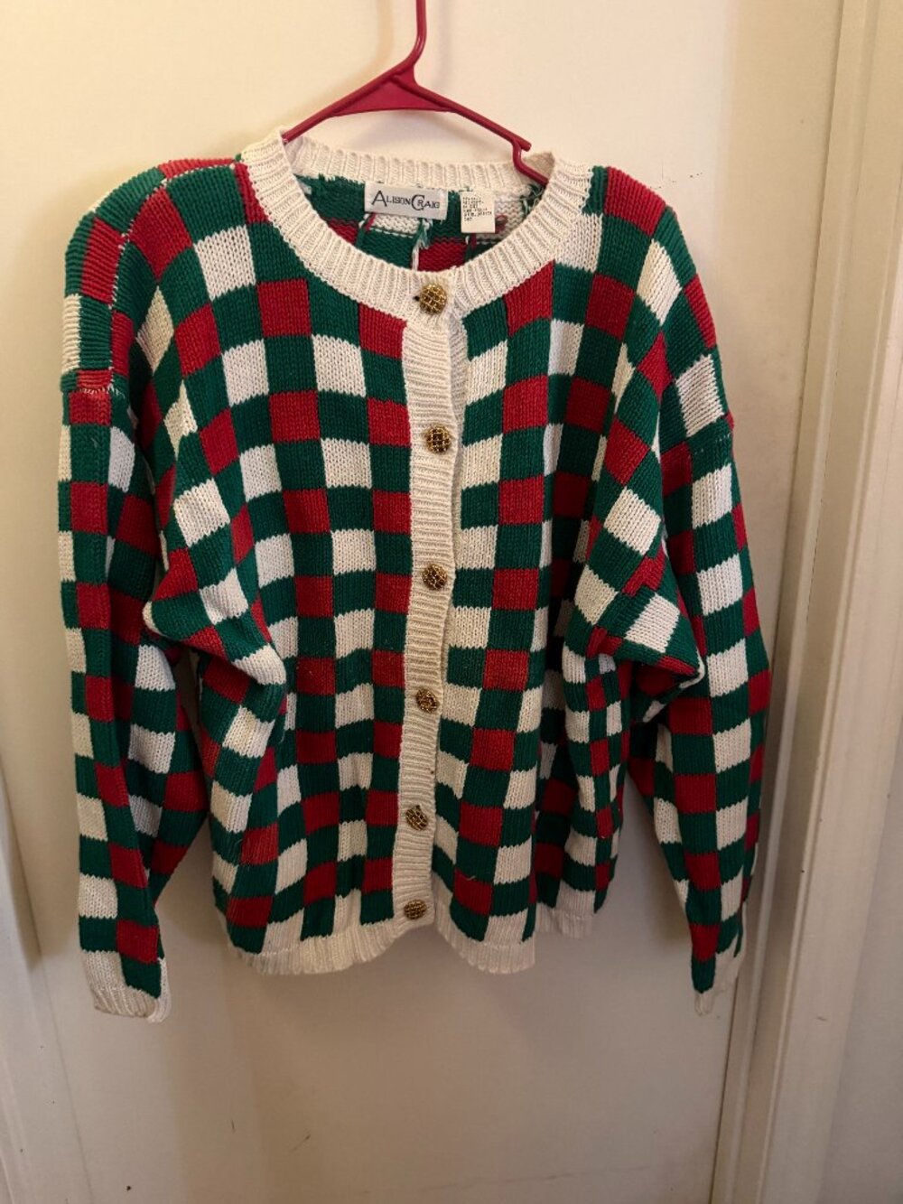 Alison Craig Christmas Sweater W XL